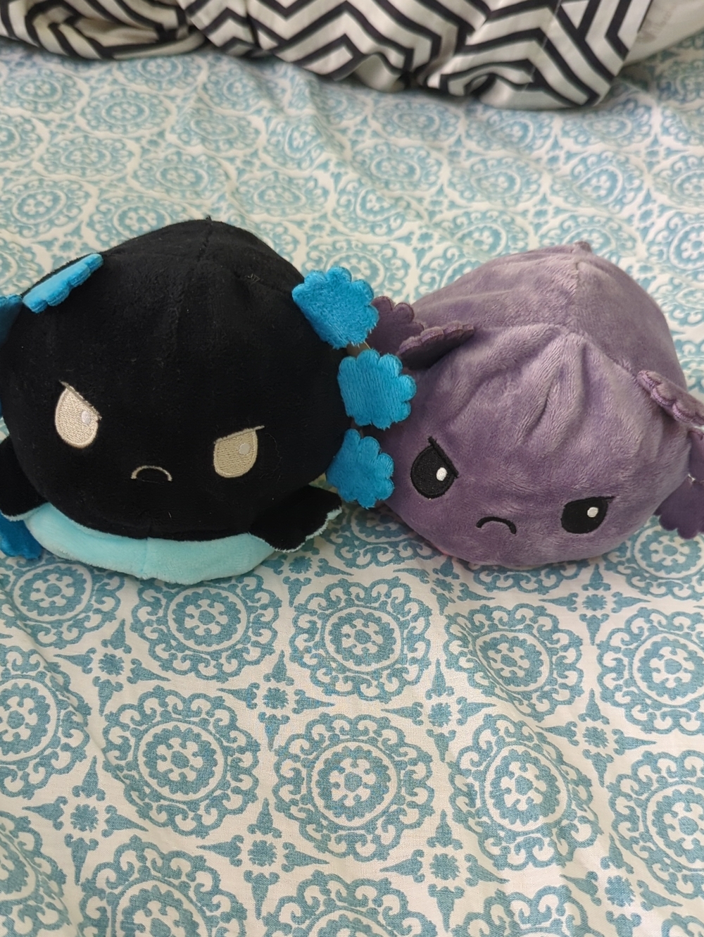 Pair Of Flip Axolotl Plush for Kids - Soft Cuddly Toys
